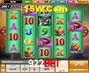 Jackpots e promoções na 922Bet
